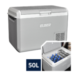 Geladeira Portátil Elber D2D 50 Litros Dual Zone 12V 24V Bluetooth