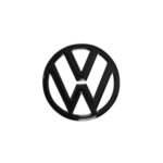 Adesivo Resinado Tampa Cubo Volkswagen 4,5 x 4,5cm - Preto