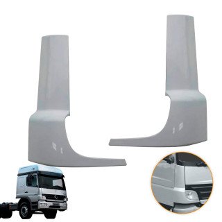 mdc-0120 Defletor Coluna Frontal Externo Mercedes Atego até 2011 - Imagem 1