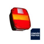 Lanterna Traseira Cargo Delivery Worker Universal Lente em Acrílico (Conexão Fios)