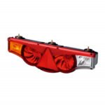 Lanterna Traseira Universal Coruja Lente em Acrílico Bivolt 12v 24v Fixação Superior