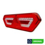 Lanterna Traseira LED Diamond III Original Carreta Guerra 24v Lente em Acrílico