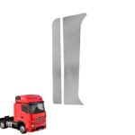 Aplique Inox Coluna Porta Mercedes-Benz Actros Clean - Jetta