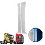 Aplique Inox Coluna Porta Scania Série 4 e 5 Clean - Jetta