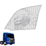 Aplique Inox Grade Entrada de Ar Scania Nova Geração Cabine P NTG - Jetta