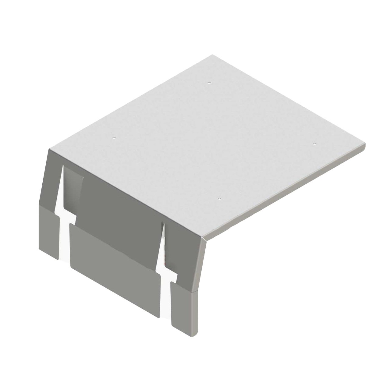 mdc-0313 Aplique Inox Tampa Bateria Scania T 113 112 - Amil - Imagem 1