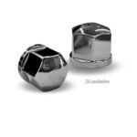 Capa de Porca Reduzida para Tração Caminhão Cromada (Kit 20un.) 24mm - Jetta