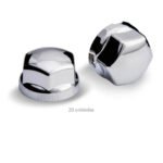 Capa de Porca Reduzida para Tração Caminhão Cromada (Kit 20un.) 27mm - Jetta
