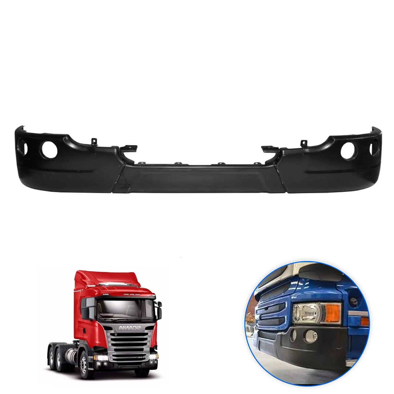 mdc-0377 Capa Parachoque Scania Série 5 G P R 2007 a 2018 (Modelo Original Estreito) - Rodoplast - Imagem 1