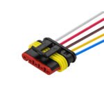 Chicote com Conector 5 Vias Tyco Selado 15cm - Sinalsul