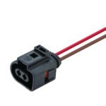 Chicote com Conector Lanterna LED Quebra Sol Scania Série 5 15cm - Sinalsul
