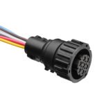 Chicote com Conector Tyco 7 Vias 20cm Lanterna - Sinalsul