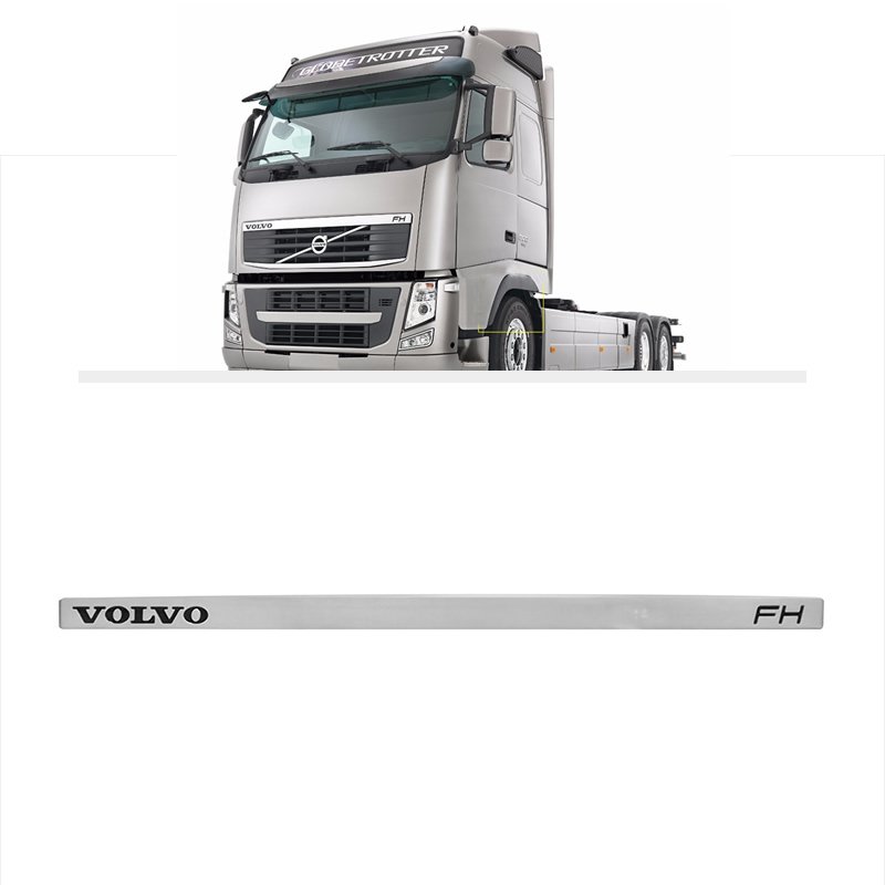 mdc-0530 Friso Superior Grade Frontal Volvo FH 2010 a 2014 (Emblema) - BL - Imagem 1