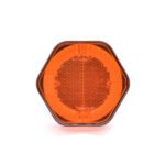Lanterna Lateral LED 12v 24v com Guia de Luz Amarela - Sinalsul