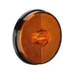 Lanterna Lateral LED Bivolt 88mm Clássica Amarela - Sinalsul