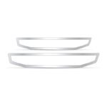 Máscara Inox Grade Frontal Inferior Moldura Volvo New FH (Kit 2 peças) - Jetta