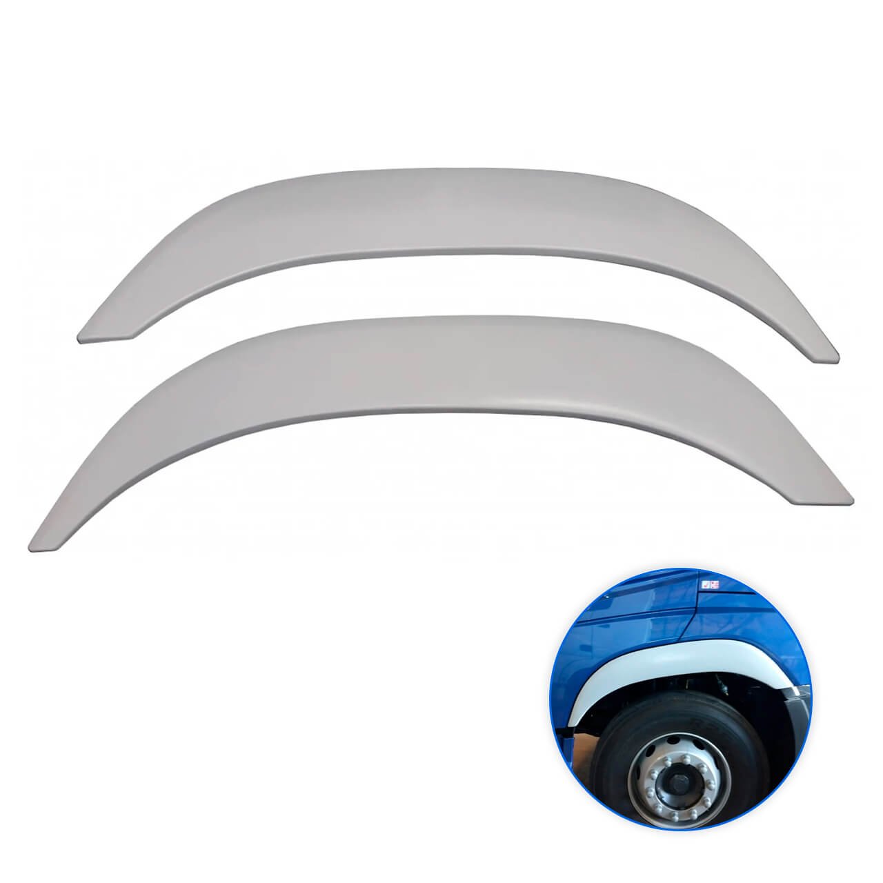 mdc-0671 Moldura Esportiva Paralama Volvo New FH FM (Rebaixado 16cm) - Rodoplast - Imagem 1