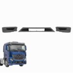 Spoiler Saia do Para-choque Mercedes Benz Actros 2008 a 2016 (22cm)