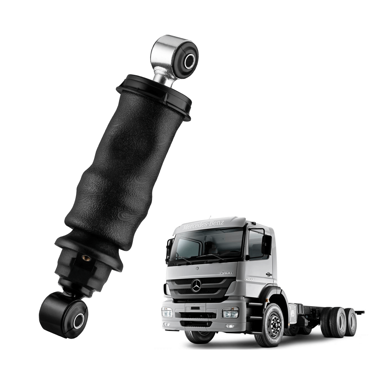 mdc-0849 Suspensão Amortecedor Bolsa de Ar Cabine Mercedes-Benz Axor (Traseiro) - Imagem 1