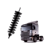 Suspensão Amortecedor Mola Cabine Scania S4 R até 2003 (Traseiro Pino Grosso)