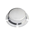 Tampa do Cubo Grande Implemento Caminhão 5 Furos Cromada (Calota) - Jetta