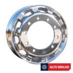 Roda de Alumínio Speedline Aro 22,5 x 8,25 10 Furos Alto Brilho