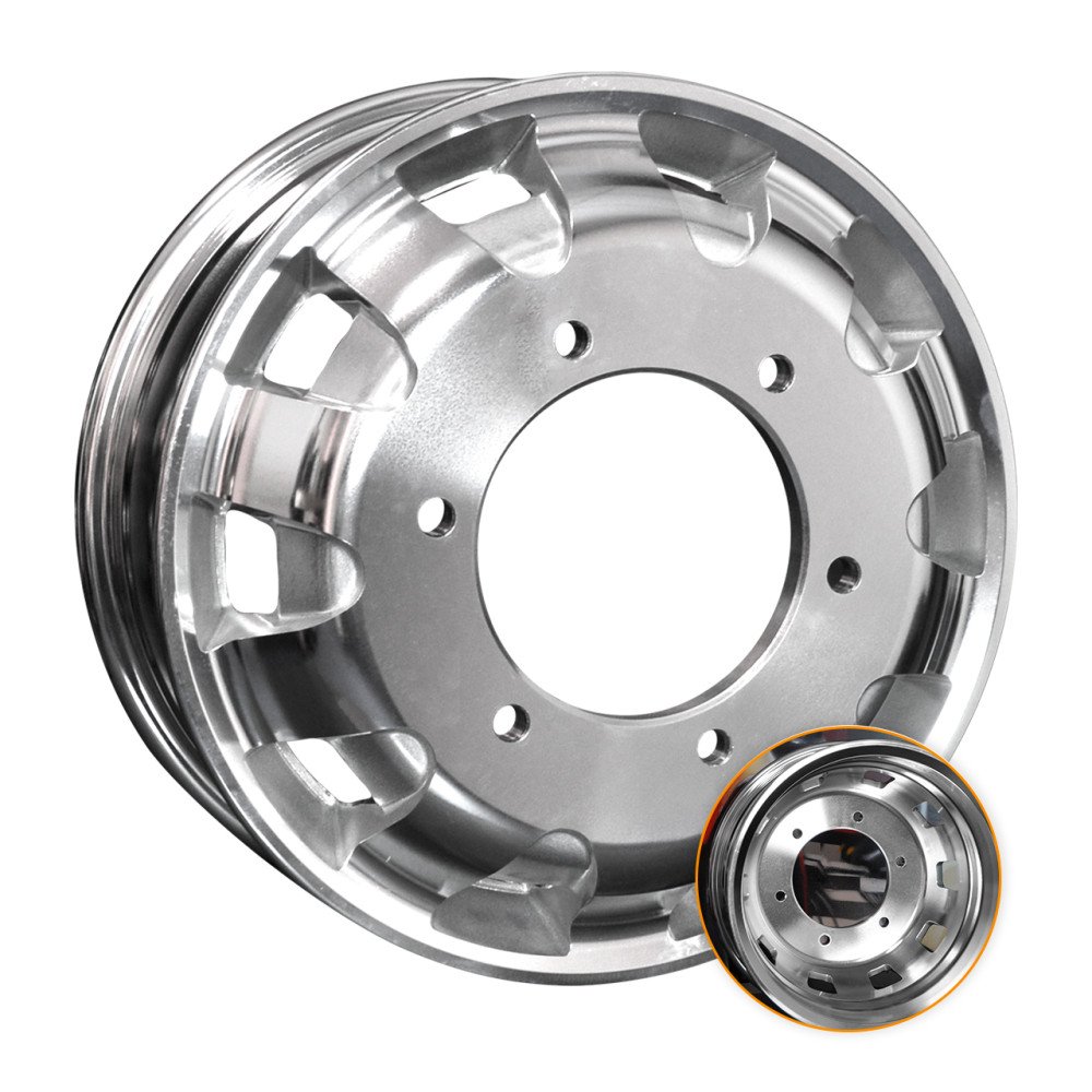 st-novo-1023-01 Roda de Alumínio 16 x 6 Sprinter 515 516 517 - Italspeed - Imagem 1