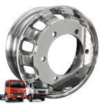 Roda de Alumínio Accelo 1016 1316 Delivery 11.180 13.180 Aro 17,5 x 6,75 (6 furos) Alto Brilho