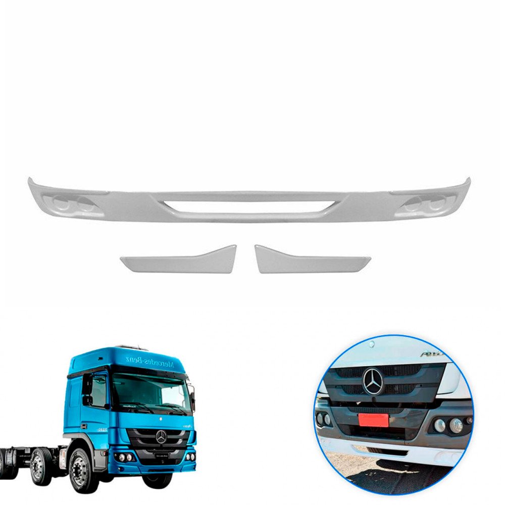 st-novo-1094-01 Spoiler Saia do Parachoque Mercedes Atego de 2012 a 2023 (18cm) - Imagem 1