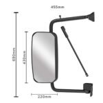 Retrovisor Mercedes Benz Atego 2006 a 2024 Axor 2004 a 2024 1938S 1993 a 2012 (Completo) - Imagem 6