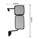 Retrovisor Ford Cargo a partir de 2013 (Completo) - Bepo - Imagem 5