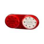 Lanterna Traseira LED Universal Compatível Carreta Randon Multifunção Style I Bivolt 12v 24v
