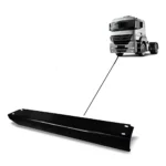 Estribo Escada Spoiler Central Mercedes Benz Axor a partir 2004 - Amalcaburio - Imagem 2