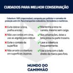 Lona de Caminhão PVC Lonil Azul com Argola em Aço - Locomotiva - Imagem 7
