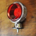 Lanterna Maria Bojuda Cromada Vermelho em LED 12v 24v Bivolt (Foguinho) - Amil - Imagem 2