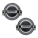 Lanterna Direcional VW Constellation Full Led com Angel Eyes 24v (Pisca)