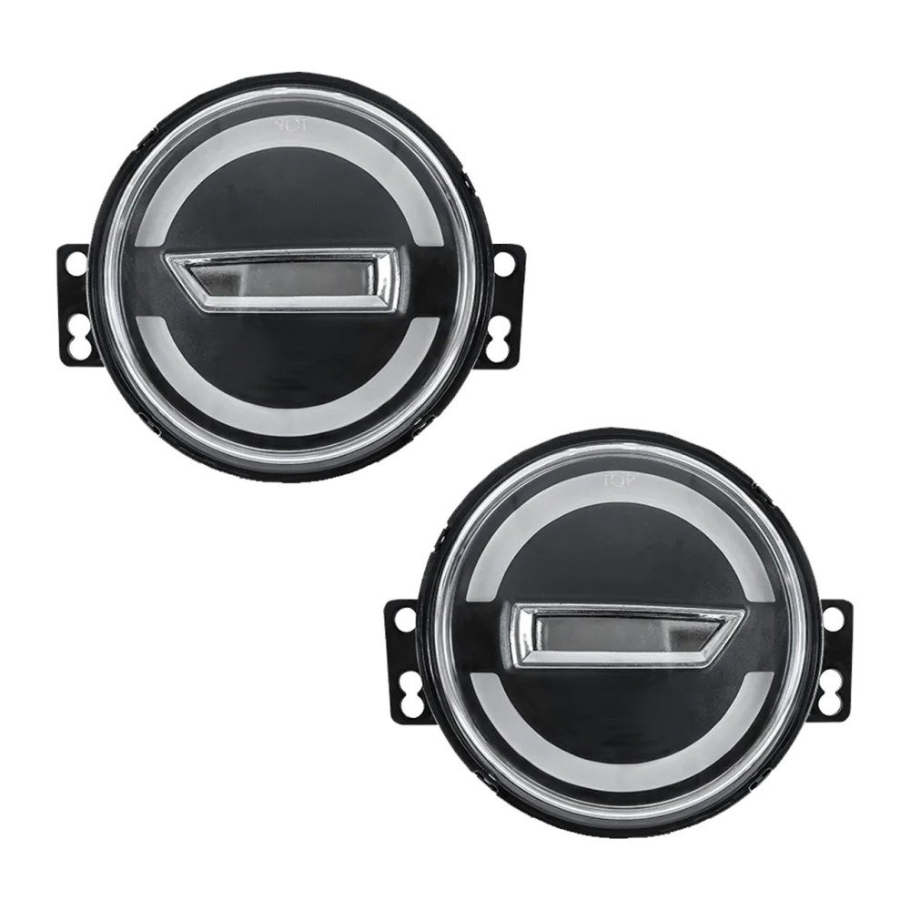 st-novo-1510-01 Lanterna Direcional VW Constellation Full Led com Angel Eyes 24v (Pisca) - Imagem 1