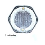 Kit Lanterna Lateral LED 12v 24v com Guia de Luz Cristal (kit 05un.) - Sinalsul